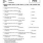 Asah Pemahaman Bangun Karakter Latihan Soal PKN Kelas 3 SD Semester 2