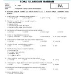 Soal Ipa Kelas 3 Semester 2 - Piffle me