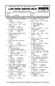 Soal Pkn Kelas 6 Semester 1 K13 Dalchaebi