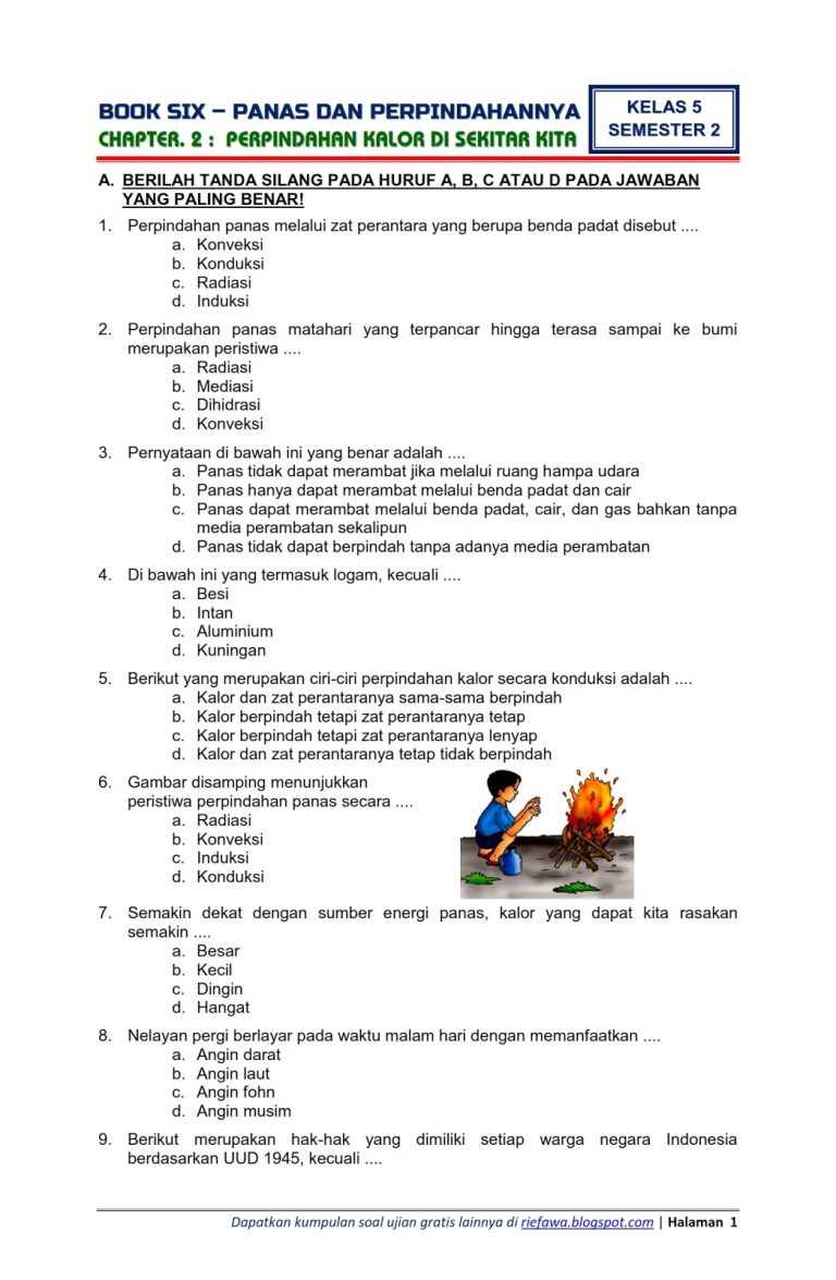 soal pas kelas 3 tema 7