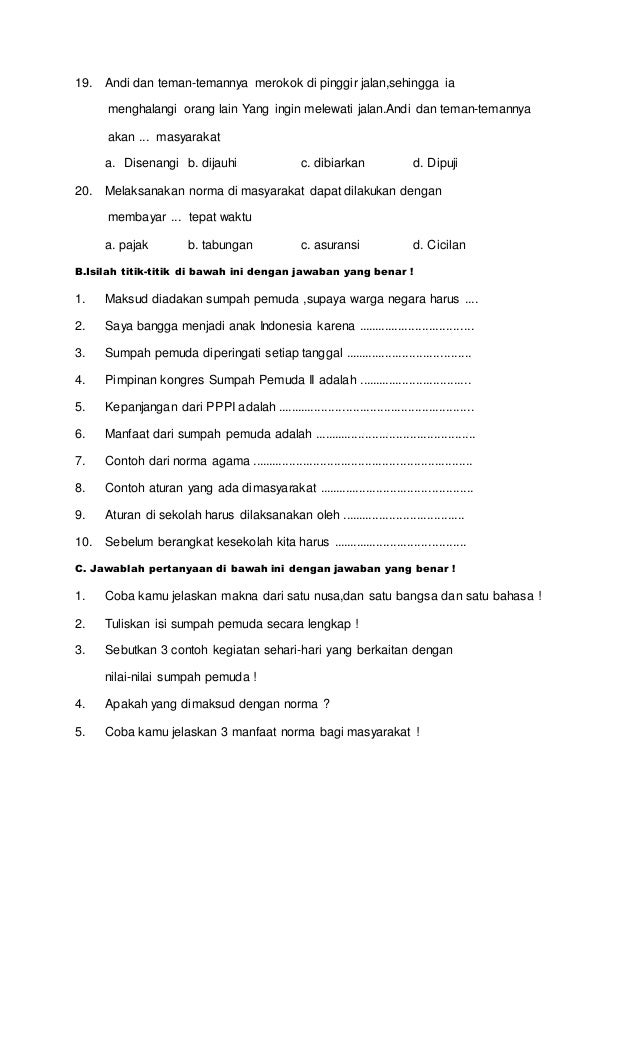 5 Rahasia Nilai Sempurna Mengerjakan Soal PKN Kelas 3 Semester 1 yang Wajib Diketahui Siswa