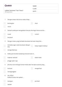 50 lembar kerja Soal Kata Pecahan untuk Kelas 2 di Quizizz Gratis