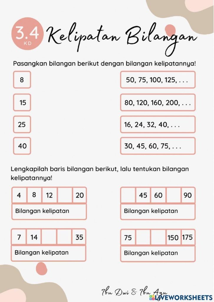 7 Contoh Soal Kelipatan dan Faktor Bilangan Kelas 4 SD yang Sering Muncul di OSN 2026