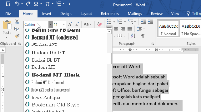 3 Trik Rahasia Word 2013 Agar Font Tidak Berubah di Komputer Lain