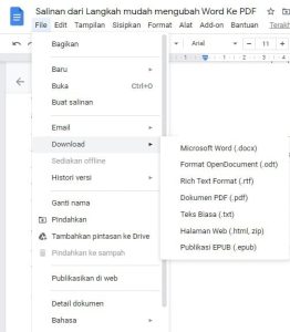 Ubah Desain Gambar Microsoft Word ke PDF Panduan Lengkap untuk Hasil
