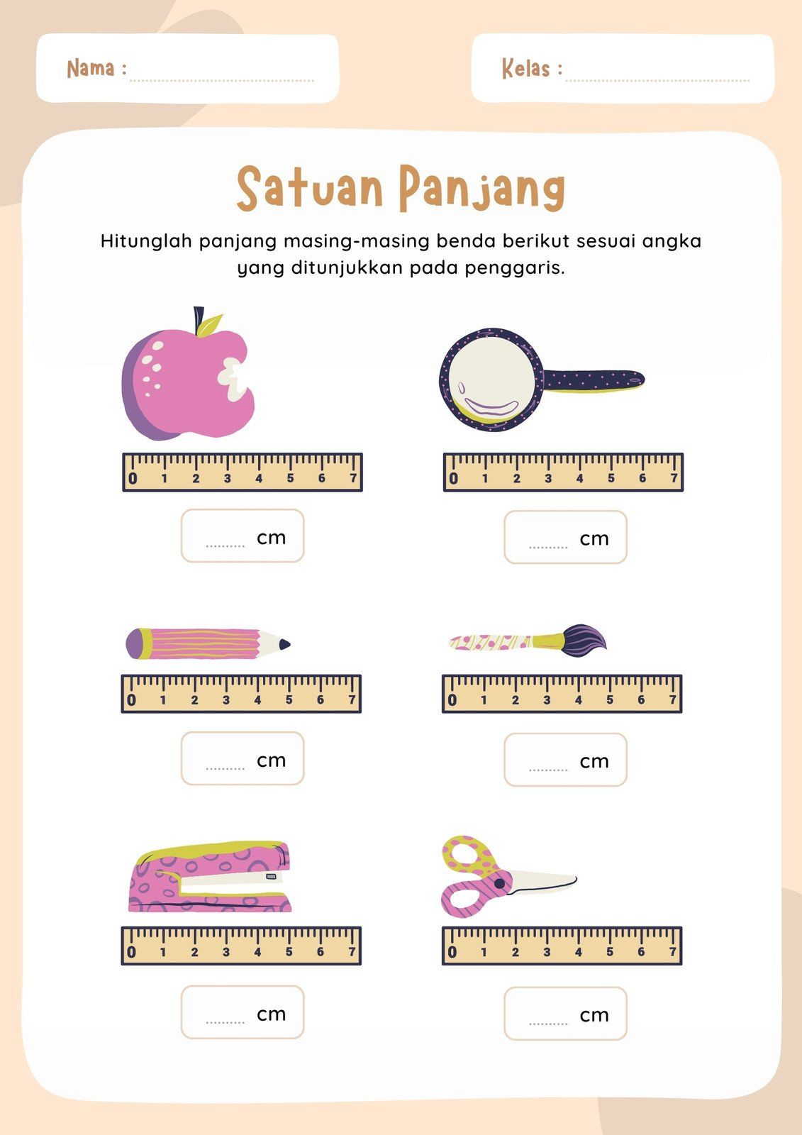 Mengenal Alat Ukur Penggaris Dan Satuan Ukurannya Kelas 2 Sd Youtube