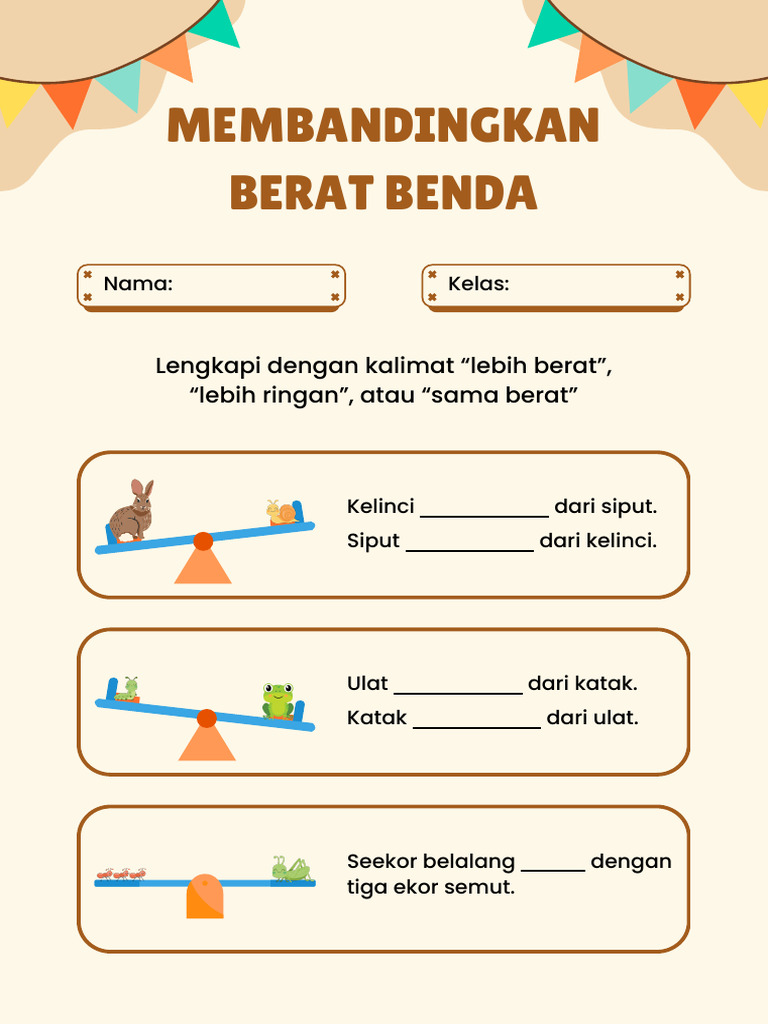 5 Contoh Soal Berat Benda Kelas 2 SD yang Sering Muncul di Ujian, Wajib Tahu