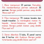 Penjumlahan Soal Cerita Soal cerita matematika Matematika kelas tiga