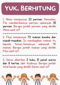 Penjumlahan Soal Cerita Soal cerita matematika Matematika kelas tiga