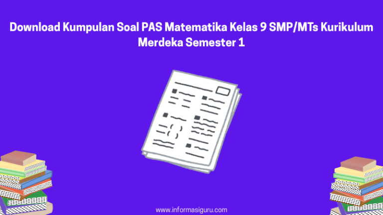 5 Rahasia Soal PAS Matematika Kelas 9 Semester 1 Kurikulum 2013 yang Wajib Diketahui Siswa