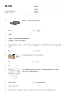 Menguasai Subtema 1 Tema 5 Kelas 3 SD Kumpulan Soal Latihan dan