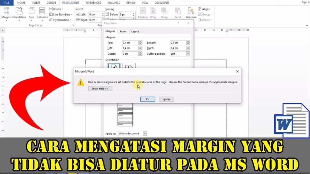 5 Trik Rahasia Agar Setingan Margin di Word Tidak Berubah Saat Dibuka di Komputer Lain