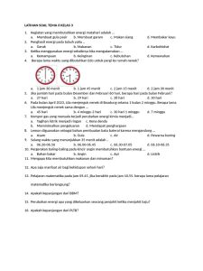 Latihan Soal Tema 6 Kelas 3 SD PDF
