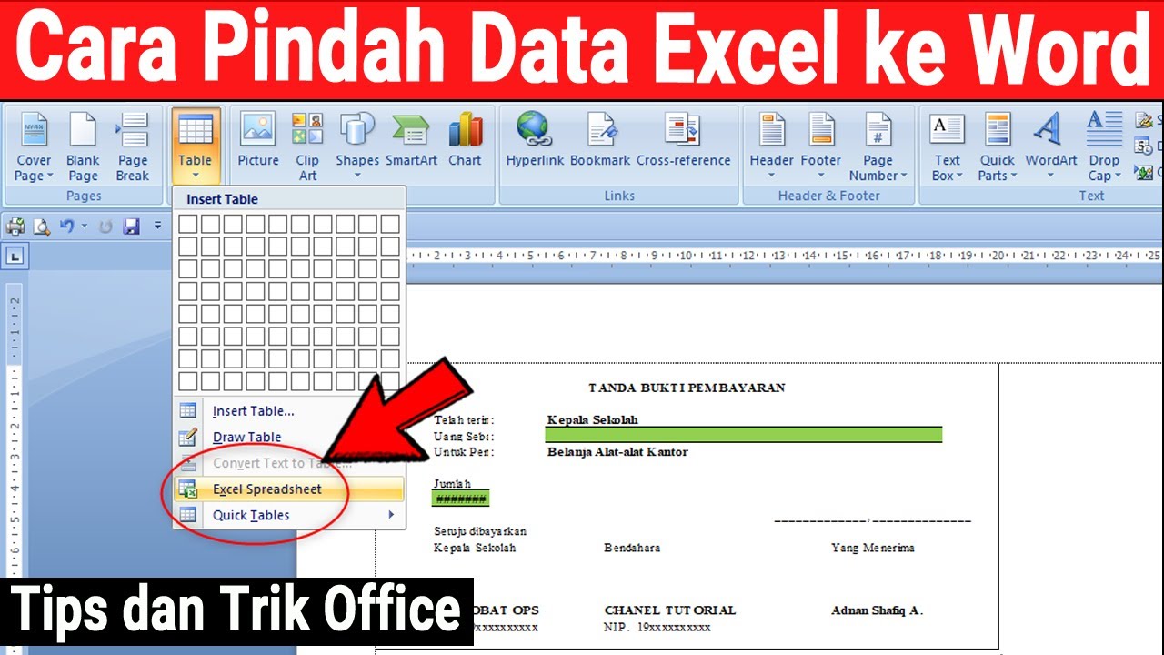 7 Cara Cepat dan Terbukti ubah xlsx ke word Tanpa Install, Siapkan Dokumen Sekarang