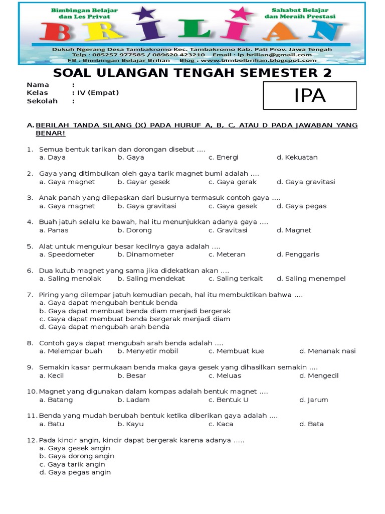 7 Cara Mudah Membuat Soal Kelas 4 SD IPA yang Menyenangkan dan Tidak Membosankan untuk Siswa