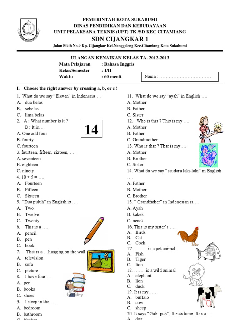 Mengintip Serunya Olimpiade Bahasa Inggris SD Kelas 2 Panduan Lengkap Mengintip Serunya Olimpiade Bahasa Inggris SD Kelas 2 Panduan Lengkap