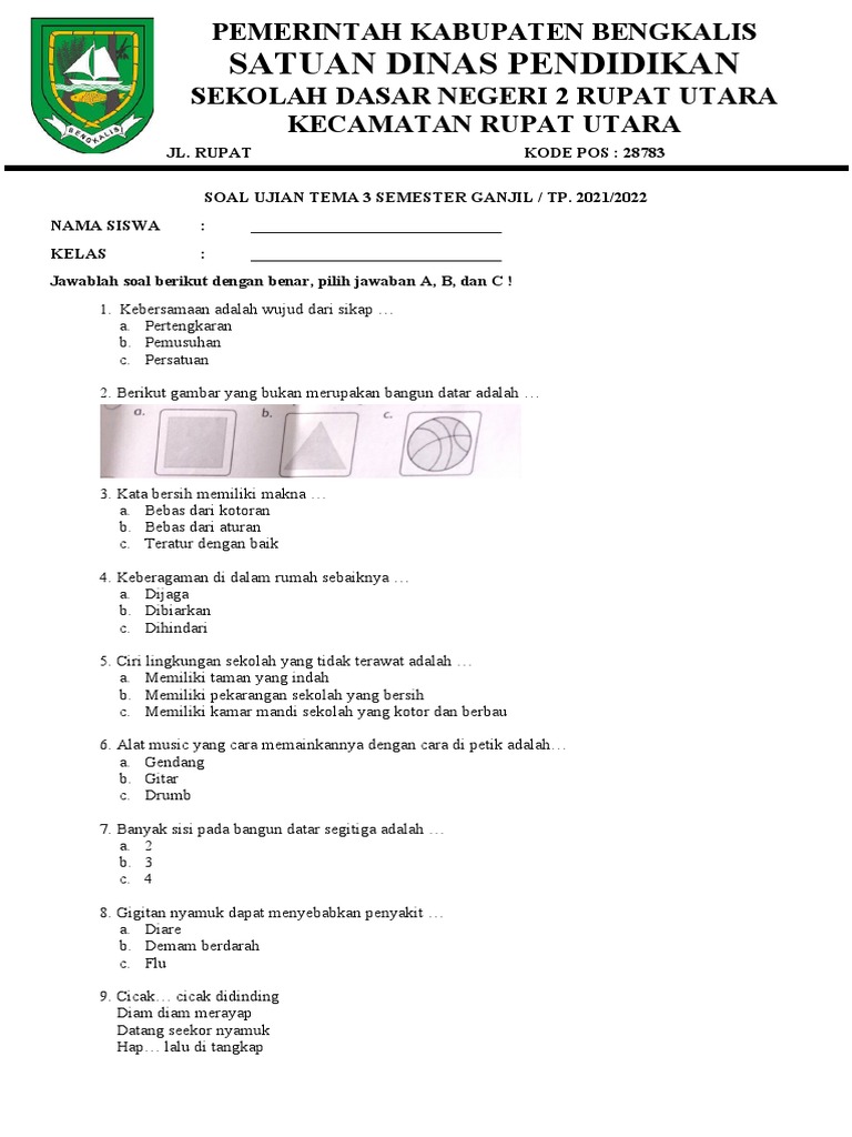 Rahasia Doc Soal Kelas 2 Tema 4 Interaktif yang Bikin Siswa Semangat Belajar
