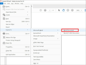 Cara Mengonversi PDF ke Word Adobe Acrobat Alternatifnya