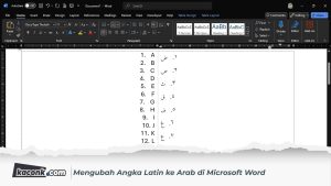 Mengubah angka arab di ms word stakmanokwari ac id