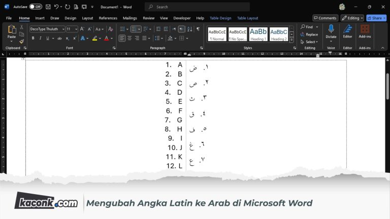Ternyata Mudah, 3 Cara Mengubah Angka ke Tulisan Arab di MS Word 2010 yang Jarang Diketahui