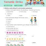 Mengasah Pemahaman Dini Contoh Soal Ulangan Tematik Kelas 1 SD Tema 2