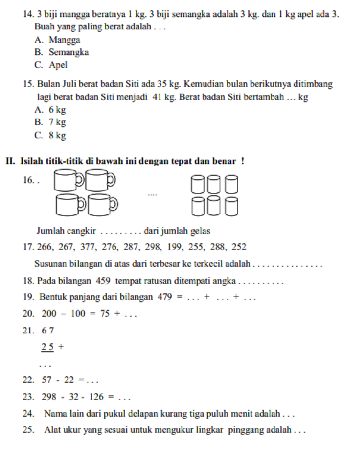 Rahasia Skor Sempurna Kerjakan Soal Bahasa Arab MI Kelas 1 Semester 2 Terbaru Rahasia Skor Sempurna Kerjakan Soal Bahasa Arab MI Kelas 1 Semester 2 Terbaru